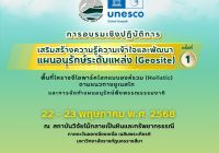 หน่วยอนุรักษ์ฯ จังหวัดนครราชสีมา โดย ม.ราชภัฏโคราช ผนึกกำลังชุมชนและภาคีเครือข่าย เตรียมความพร้อมสู่การประเมินซ้ำโคราชจีโอพาร์คโลกจาก UNESCO